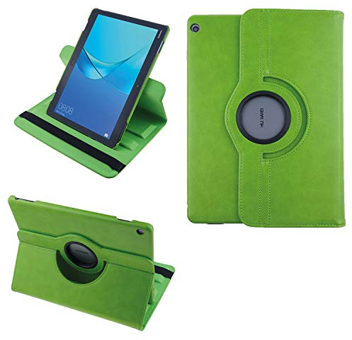 COOVY® 2.0 Cover für Huawei MediaPad M3 Lite 10 (10.1) Rotation 360° Smart Hülle Tasche Etui Case Schutz Ständer | grün