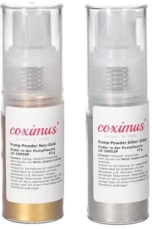 Pump-Powder 2er SET1 SILBER und GOLD