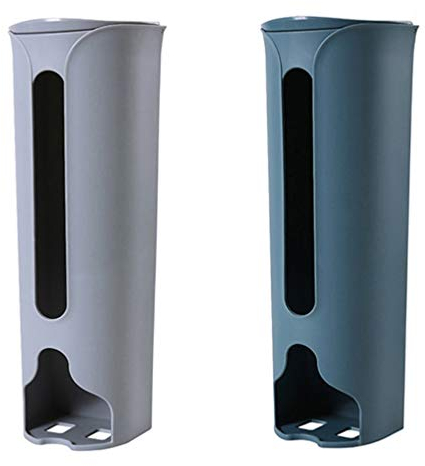 Distributeur De En Plastique Lot De 2, Support Mural Pour Poubelle, Organisateur Vertical Compact Pour Cuisine Et Salle À Manger