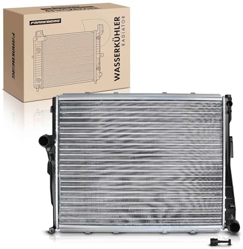 Frankberg Radiatore Motore Radiatore acqua Compatibile con Serie 3 Compact E46 1.8L Serie 3 Touring E46 2.0L Serie 3 E46 2.0L Serie 3 Cabriolet E46 2.2L Serie 3 E46 1.8L Replace# 17117513922