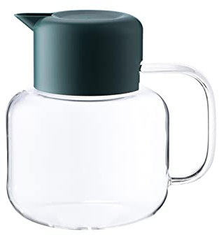 FAMoUsGoods Brocche 50,7 oz brocca di Vetro Creativo con Maniglia for la brocca del Succo di teiera ad Alta Temperatura Resistente ad Alta Temperatura Brocca d'Acqua (Color : D)
