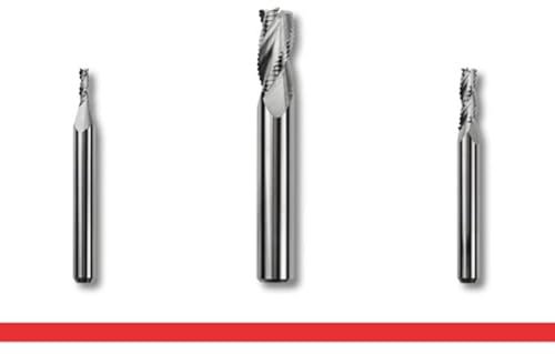 Fresa per sgrossatura in rame, diametro 10 mm, diametro 10 mm, SL 22 mm, GL 72 mm