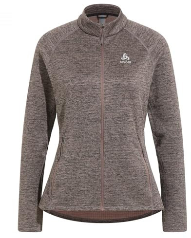 Odlo Damen Langarm Shirt mit Reißverschluss TENCIA, iron melange, XL