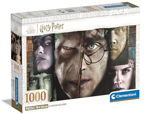 Clementoni Harry Potter Puzzle 1000 Teile Erwachsene - Puzzle Erwachsene in 70 x 50 cm - Puzzle Erwachsene anspruchsvoll von Clementoni 39855