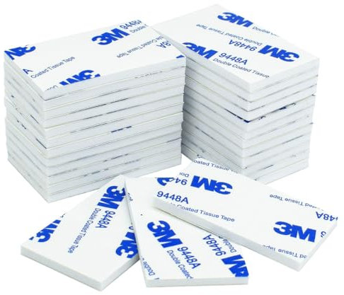 40 Pezzi Cuscinetti Adesivi Biadesivi, Cuscinetti in Schiuma Adesiva per Montaggio Resistente, Rettangolo, Impermeabile (50 mm X 30 mm)