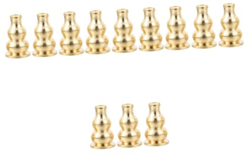 ABOOFAN 12 STK Räucherstäbchen Aroma lamp Aromalampe Weihrauchbrenner für den Tisch Desktop- Ornament Weihraucheinsatz Steht Mini-Räuchergefäße aus Kupfer Schreibtisch
