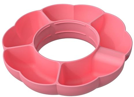 JISADER Snack Bowl for Tumbler, Drink Cup Holder, Sturdy Snack Plate, Snack Tray for Parties, Picnic, Travel, Multi, for 30oz
