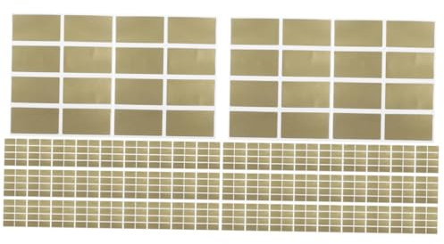 SEWACC 200 Stk Rubbelkarten-Aufkleber Etikett für Rubbelkarten DIY-Etiketten abziehen und aufkleben Rubbellos-Karte bookmarks buchzeichen Rubbelaufkleber aus Papier Rubbellose Golden