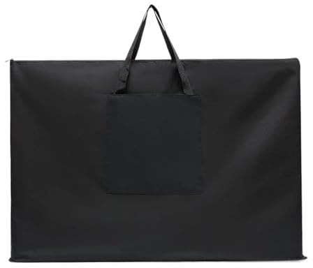 HMXRJKL Kunst Mappe Tasche wasserdichte Oxford-Stoff-Malbrett-Taschen, große Kapazität, einfache Tasche, schwarz, for Künstler, Studenten, Zeichnen, Malen, Kunstbedarf Für Zeichenbretter