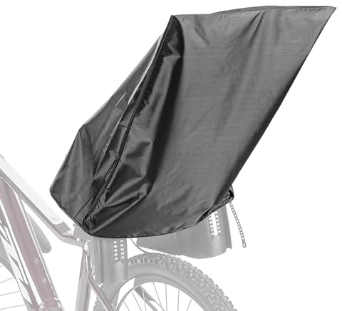 Fahrrad Kindersitz Regenschutz, Fahrrad Kindersitz Regenschutz | UV-beständiges Oxford-Gewebe wasserdichte Regenschutz | Staubdichte Winddichte Abdeckung für hintere Kinderfahrradsitze, Standard hohe