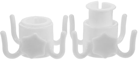 GARIOUANS Lot De 2 Supports pour Parasol De Plage Crochets De Suspension pour Parasol Accessoire De Plage Support pour Crochet pour Appareil Photo Blanc