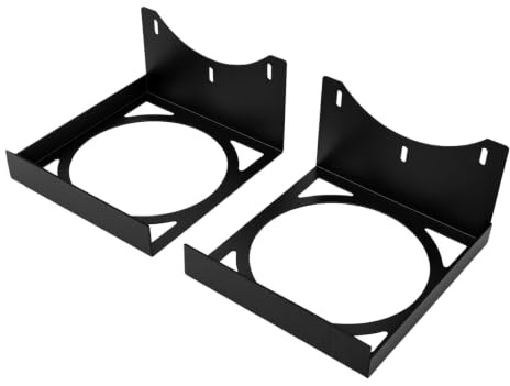 Bewinner Support de Montage Sous Bureau pour Console Série X avec Cadre Métallique de 2 Mm | Construction métallique de 2 mm, installation à 6 vis, ventilation ouverte, configuration sous la table lisse et cachée.