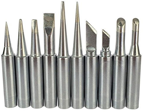 900M Soldering Iron Tips for HAKKO 936,937,907 Atten, Quick,Ryobi, Aoyue, Yihua,Vastar,Sywon,Tabiger,SOAIY and X-Tronic Soldering Station (10 pcs Different)