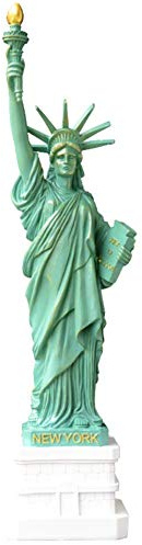 Grande Statue de la Liberté, Décor à la Maison, Réplique Sculpture New York Souvenirs, Figurines Ornements en Résine Art Bureau, 14x16x58cm (6x6x23inch)