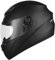 Favoto Casco Integral para Moto, Casco de Motocicleta Transpirable para Mujer Hombre Adultos, Protección de Seguridad, Certificado ECE, 57-58cm Negro