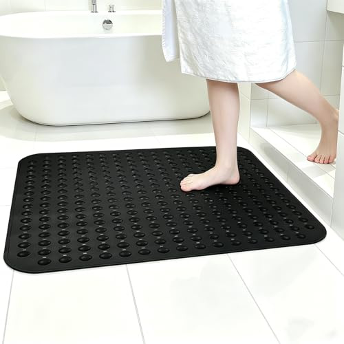 ZOKBOM Duschmatte rutschfest 80x80 cm Groß | Dicke Antirutschmatte Dusche Quadratisch Schimmelresistent | Duscheinlage rutschfest Duschunterlage BPA Frei