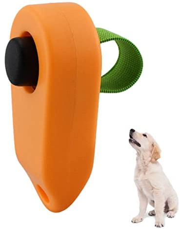 Xujuika Haustier-Clicker-Trainer, Haustier-Clicker-Trainingsgerät - Hundeklicker für das Training - Langlebiger, Leichter und einfach zu verwendender Haustier-Trainings-Clicker für Katzen, Welpen,