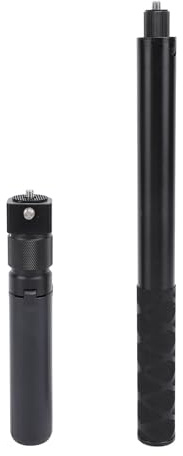 Trépied Extensible Professionnel avec Perche à Selfie avec Photographie Time à 360 Degrés pour X4 X3 One X2 RS, Perche à Selfie Portable et Trépied en Alliage D'aluminium