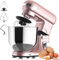 Rebongki Stand Mixer, 6.5L Food Mixers for Baking, 1400W Electric Kitchen Mixers with Stainless Steel Bowl, Dough Hook, Wire Whip & Beater, Mixers for Baking 6 Speed with Pulse Setting, Splash Guard