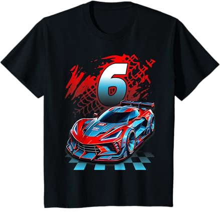 Enfant Voiture de course pour 6 ans T-Shirt
