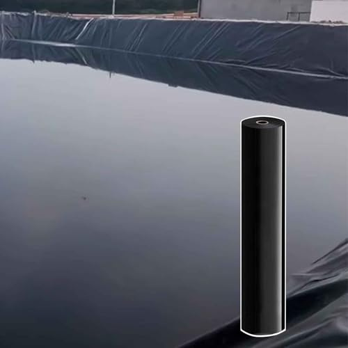 Revestimiento rectangular para estanque, impermeable, HDPE, para estanques de peces, 3 x 5 m, 4 x 6 m, 5 x 8 m, 6 x 9 m, lona para exteriores, ideal para fuentes, cascadas y jardines acuáticos.(2x10m)