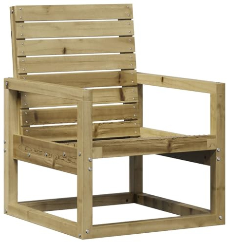 Homvdxl Gartenstühle, Holz-Esszimmerstuhl mit Rückenlehne und Armlehnen, Allwetter-Terrassen-Bistrostuhl, Decksitze für Hinterhof, Rasen, Veranda, rustikales Braun