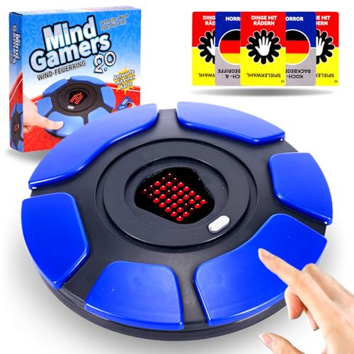 FIENZA Wörter Sturm Spiel,Wörter Spiel Buchstaben Drücken mit Timer,Gesellschaftsspiele für Erwachsene Kinder, Block Sturm Familienspiele Brettspiele Partyspiele 2–8 Spieler (Blau)