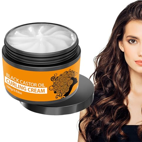Lockencreme - Curl Defining Creme | Curls Enhancer | Leichtes Lockengel | Feuchtigkeitsspendender Curling-Balsam Für Frizz Control, Natürliches Texturstyling Und Lang Anhaltende Curll-Definition Geeig