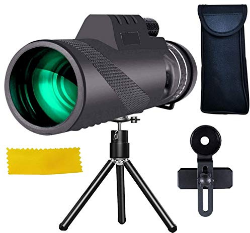 , 40x60 Green Film Optisches Jagdtourismus-Teleskop mit großer Reichweite und Zoom, für Vogelbeobachtung durch Erwachsene, Jagd im Freien, Reisen, Besichtigungen