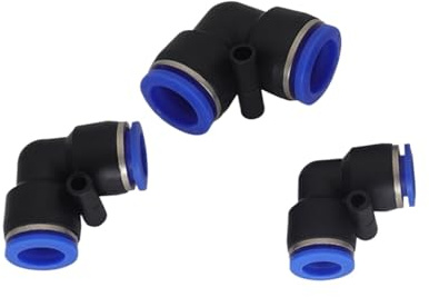 PV PVG Pneumatic Connector L-Shaped Plastic Hose 4mm 6mm 8mm 10mm 12mm 14mm Elbow Pipe Air Fitting Push In Quick(PVG12-8)