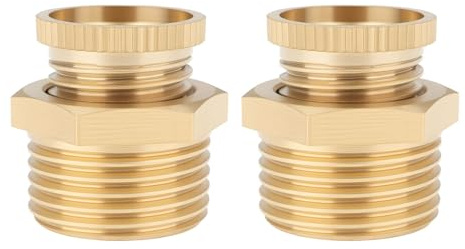 Create idea 2 Stücke PT3/8 Außengewinde Luftkompressor Ablassventil 12,5mm Gewinde Messing