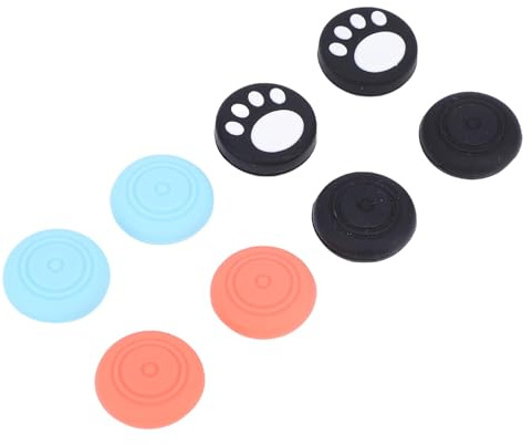 Dpofirs Housse de Joystick pour Contrôleur 2 2025, Housses de Manette de Jeu en Silicone Antidérapantes, 8 Paires de Styles Multiples pour un Jeu Fluide