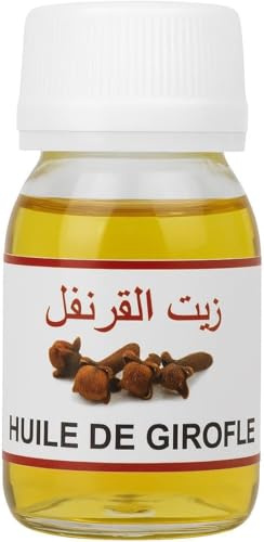 Huile de Girofle Pure 30 ml – Soin Naturel Aromatique & Bien-Être | Parfum Chaud et Épicé | 100% Naturelle – Origine Maroc