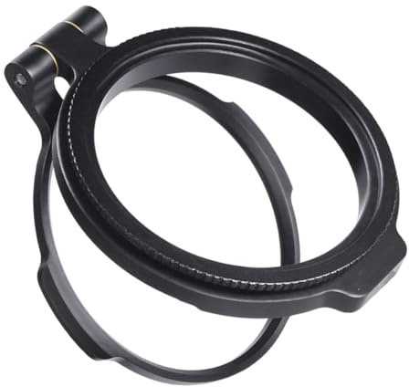 Hoement Support pour Objectif Photo 58 Mm en Alliage D'aluminium, Bague D'adaptation Rapide pour Filtre ND, Compatible Objectifs Grand Angle et Zoom, Accessoire Étanche la Lumière