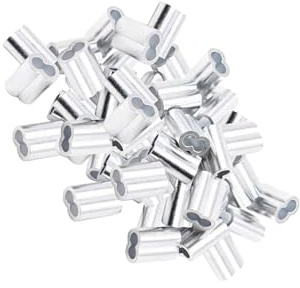 ALCXAZS Topes de bucle de engarce para manguitos aluminio cables acero que garantizan la eficiencia los manguitos cables y alambres. Fabricados en aluminio.