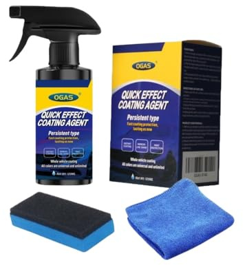 Sopami 120ml Multifunktionales Auto Beschichtungsspray - Quick Effect, Hochschutz, Kratzer Entferner, für Fahrzeugpflege