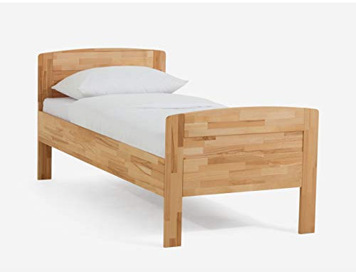DICO Wildeiche Massivholz Komfortbett Seniorenbett 430.00, Wildeiche Honig geölt Größe 100x210 cm