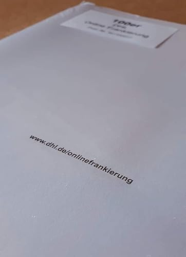 Original DHL Versandetiketten Selbstklebend mit bedruckbar Einlieferungsbeleg A4 600 Stück Etiketten/Adressaufkleber