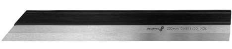 PAULIMOT Präzisions-Haarlineal 200 mm, DIN 875/00, rostfrei