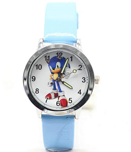 MIAOGOU sonic 2020 New 1pcs Kids Leather Watches Children Cartoon Sonic Watch Clock Boys Hours Girls