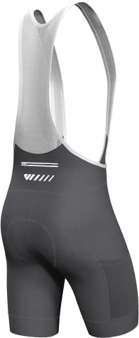 Lo.gas Herren Radfahren Bib Shorts,Gel Gepolstert mit Taschen,Road Shorts atmungsaktiv Quick-Dry für Männer