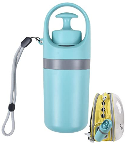 LEVIOC'S Portable Pooper Scooper | Six Claws Dog Poop Bag Holder Waste Bag Carrier Dog | Portable 2-in-1 No-Touch Poop Scooper for Small Medium Large Pet Dog