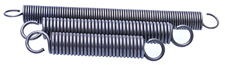 ERBER 10 Stück Zugfeder 0,8 mm Zugfeder mit Hakendraht Durchmesser 0,8 * Außendurchmesser 6 mm / 7 mm * Länge 20–60 mm (Color : 0.8x7x50mm)