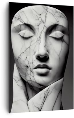 Tableau Décoratif sur Toile 80x120 cm Architecture Noir et Blanc - 6206 | Impression sur Toile Grand Décoration Murale Art Mural Toile Imprimée Chambre Cuisine Salon ARTTOR