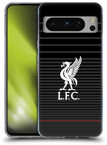Head Case Designs Offizielle Liverpool Football Club Kit Weiss Und Schwarz Liver Bird Gel Handyhülle Hülle [Militärischer Schutzgrad] Kompatibel mit Google Pixel 8 Pro