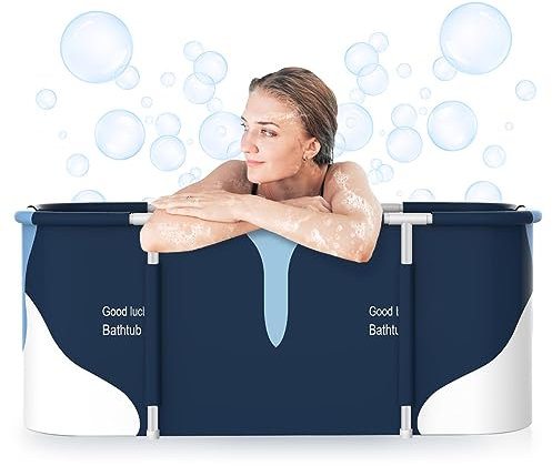 Tragbare faltbare Badewanne, für Erwachsene, separates Familienbadezimmer, Spa, tragbare faltbare Badewanne, eine bequeme und platzsparende Bademöglichkeit