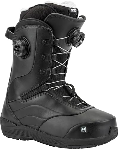 Nitro Damen Crown BOA Snowboardboot, Black, 23,5