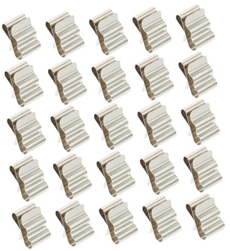 MUSISALY 50stücke Solarmodul-kabelclips Edelstahl-kabelklemmen Für Photovoltaik Kabelbaumclips Für Solarpanel Professionelle Kabelrahmenclips