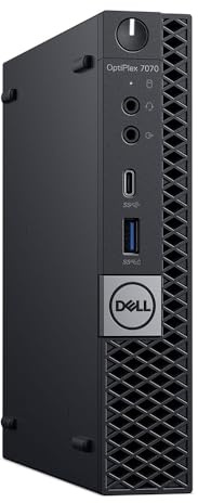 Dell Optiplex 7070 Micro/Core i5 9500 3.0GHz / 16GB RAM / 512GB SSD/Intel UHD Graphics/Win 11 Pro (Generalüberholt)