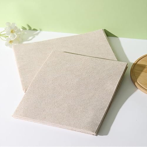 Xiao Hua 10 paños de limpieza ecológicos de Luffa absorbentes de aceite, antiadherentes, fáciles de limpiar, gruesos y estropajos, fibra vegetal para uso en cocina, 7.87 x 7.87 pulgadas
